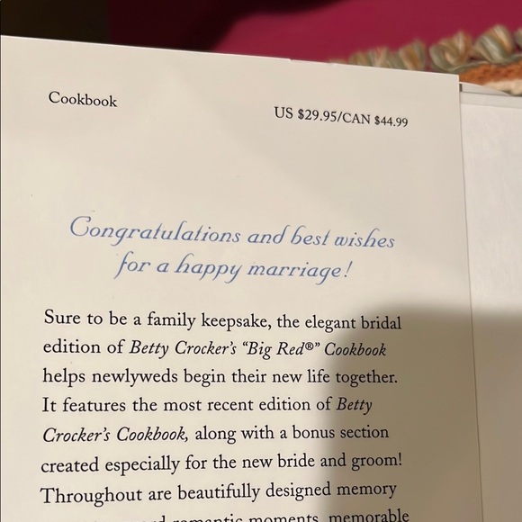 Betty Crocker Bridal Edition Cookbook Special Keepsake - Picture 7 of 16